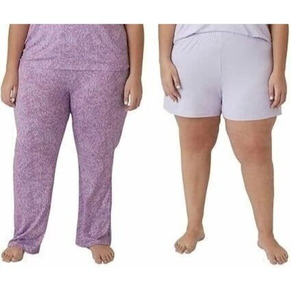 Eddie Bauer XS Pajama Set Light Sleepwear Lounge PJ Shorts Pants Elastic Waist - Picture 4 of 14